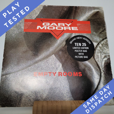 Gary Moore   Empty Rooms (1984) - 7'' Vinyl - Poster Sleeve - VG+/EX - Free P&P