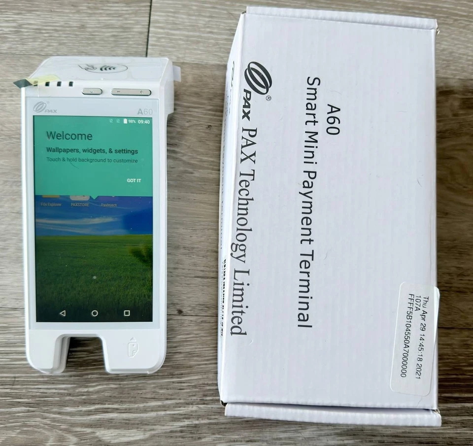 PAX A60 Smart Payment Terminal – Slightly Used, Factory Reset, Charger Included - Image 3 of 3