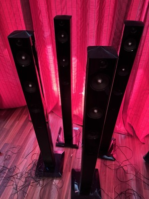 Philips HTB5570D Verkaufe 4x Allrounder Lautsprecher und Subwoofer