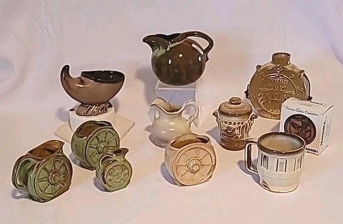 Vintage Frankoma Pottery-  Mixed Lot Pieces Estate Collection