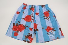 Eric Emanuel Mens Small Blue Striped Red Rose...
