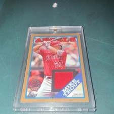 Topps 2023 Series 2 Mike Trout Game-Used Memorabilia Angels 1988 Relics Card