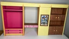 Vintage 1962 Mattel Barbie Dream House Cardboard Back Wall Only!