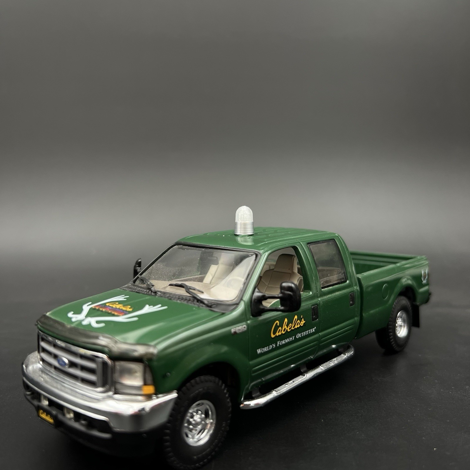 2 Pack 1/32 Vintage Clear Beacon Ray Lightbar Police Sheriff State Patrol Fire