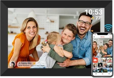 FRAMEO Digital Photo Frame Wifi 32GB 10.1 Inch 1280X800 IPS Touch Screen Digital