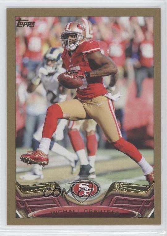 2013 Topps Gold Border 1700/2013 Michael Crabtree #170 2a9