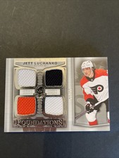 2024-25 UD The Cup Foundations Quad Jersey Rookie Jett Luchanko /99 #F-JL