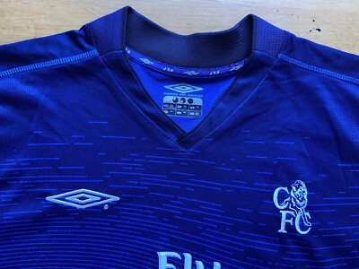 CHELSEA 2000s TRAINING FOOTBALL SHIRT SOCCER JERSEY UMBRO sz