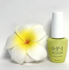 OPI Soak Off Gel Nail Polish GC P008 Stay Out All Bright 0.5oz