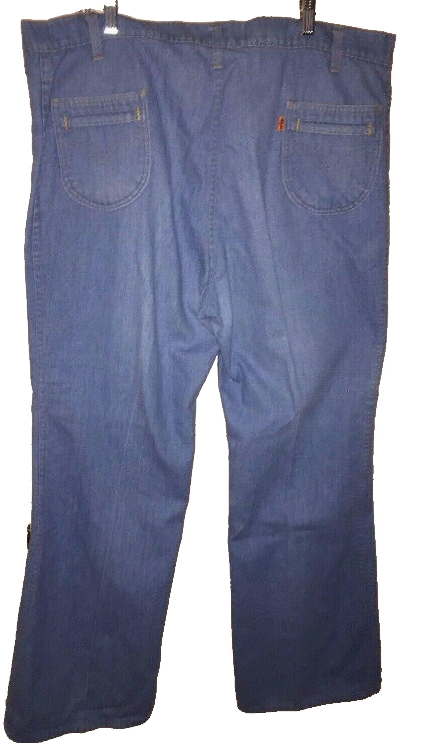 Vintage LEVI'S FOR MEN Orange Tab Jeans 70'S- 80'… - image 2