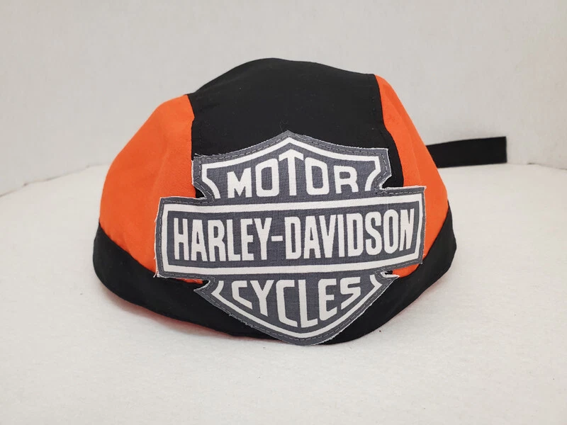 Harley-Davidson Color Block Do Rag Dew Rag Doo Rag Skull Cap Hat Cap