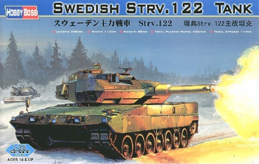 タイガー Hobbyboss 1/35 82404 Swedish Strv.122 Tank | eBay