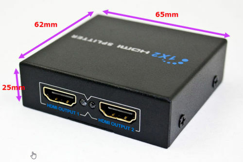 Répartiteur HDMI 1 Entrée 2 Sortie 1 'À 2 1080p 3D Blu-Ray Projecteur Ps Xbox GB - Imagen 4 de 14