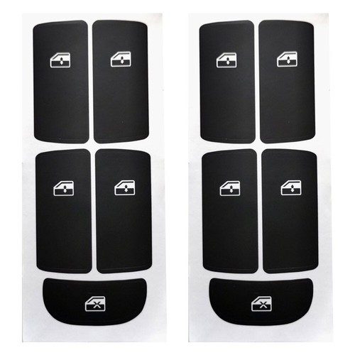 Repair Set of Control Button Decals for SAAB 9 3 (03 12) Vinyl Overlay Stickers - Picture 7 of 7