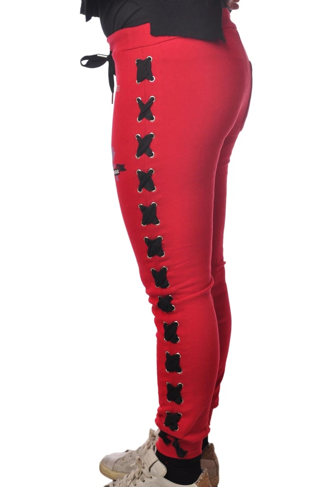 Happiness  -  Pantaloni - Donna - Rosso - 4491624A181356 - Immagine 3 di 4