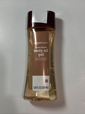 Amazon Basics Body Oil Gel with Cocoa Butter, Paraben Free, 6.8 Fl Oz