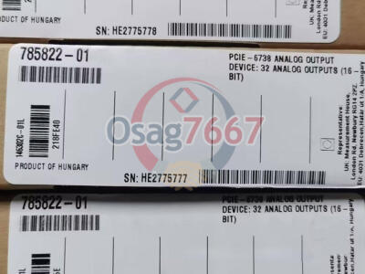 1PC NEW NI ANALOG OUTPUT DEVICE PCIE-6738 785822-01