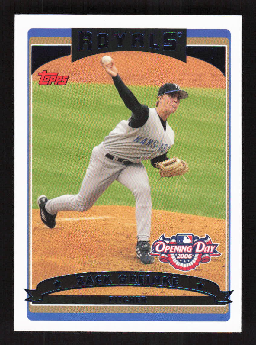 2006 Topps Opening Day #42 Zack Greinke Kansas City Royals