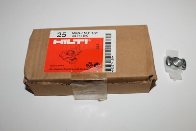 Hilti MKN-FM F 1/2'' Wind Nut Coil Anchor 257415/0 (Pack of 25) 