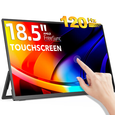 UPERFECT 18.5'' Portable Monitor Touchscreen FHD 1080P Laptop Screen USB-C HDMI