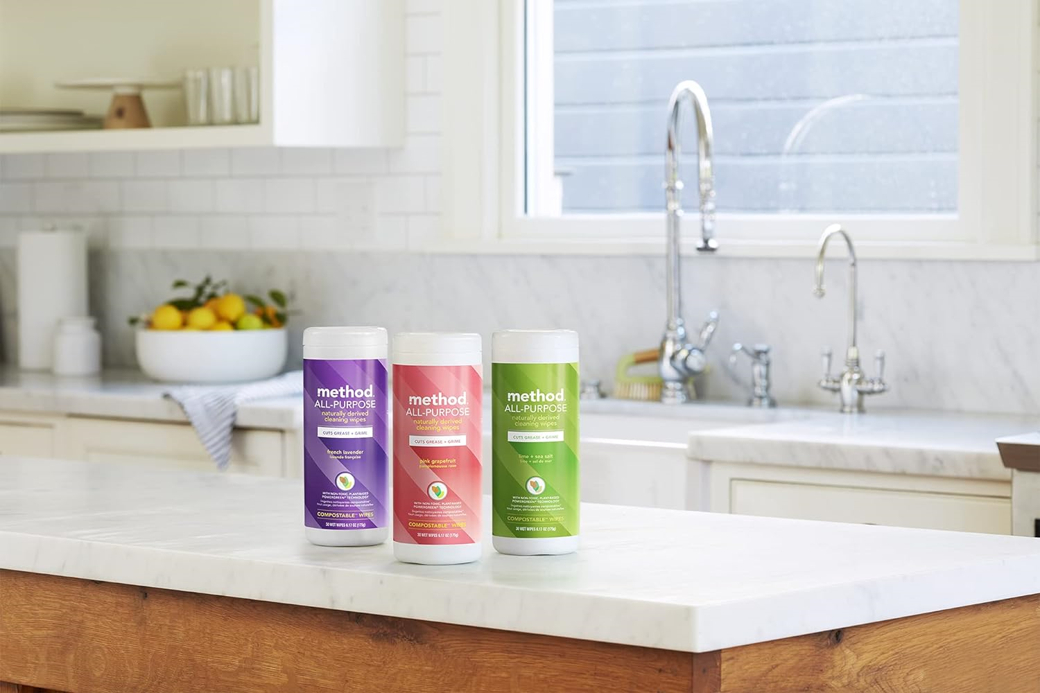 Method AllPurpose Cleaning Wipes, French Lavender, MultiSurface