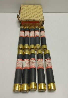 LOT OF 10 NEW OLD STOCK! ECONOMY ECON 1A 600V K5 FUSES ECS-1