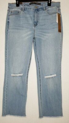 Jean Tinseltown Denim Couture – Taille 0 Femme, Coupe Cropped, Taille Haute, Noir, Neuf Avec étiquettes