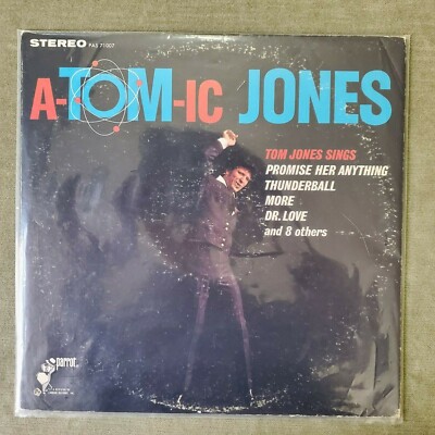 Tom Jones - A-tom-ic Jones, 12'' 33 rpm vinyl LP, Parrot - PAS 71007, 1966 USA