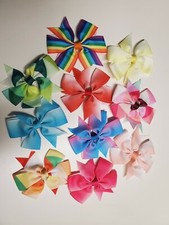 Girls Alligatir Clips Bows