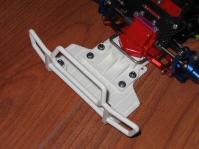 Vintage Tamiya 1/10 RC Plastic Rally Car Skid Guard Bumper 53143