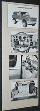 1982 CHEVY BLAZER 4X4 ORIGINAL DETROIT AUTOSHOW FIRST LOOK AD PRINT 82 K5