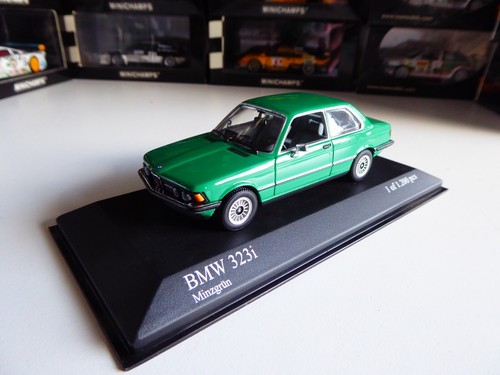 1/43 Minichamps BMW 323 I 1975 - 1983 Green Minzgrun Road Car - Imagen 2 de 14