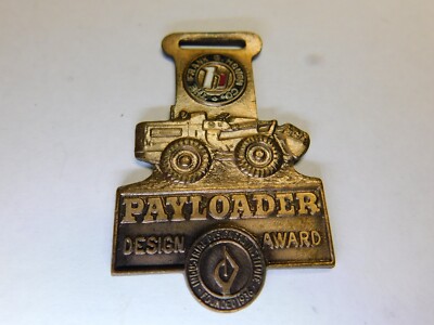 Payloader Design Award Key-Fob, Frank G Hough Co, Watch Fob, Key chain ...