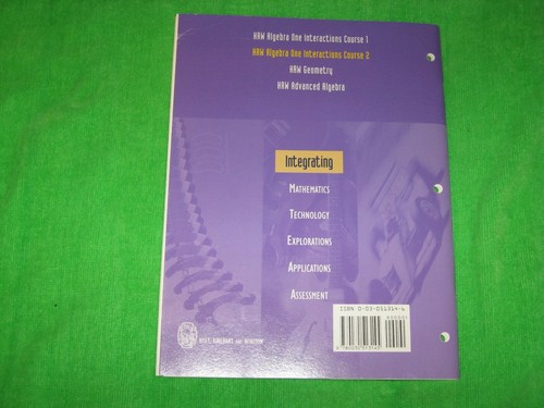 Algebra One interaction course 2 Teaching Transparencies Directory - Picture 2 of 4