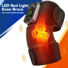 Cordless Heated Vibration Knee Massager 3 in 1 Heating Pads Knee Elbow Shoulder