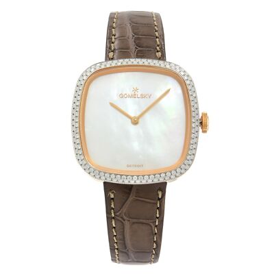 Gomelsky Eppie Sneed Stainless Steel Diamond Gomelsky Eppie Sneed Stainless Steel Diamond MOP Dial Ladies  main image 2