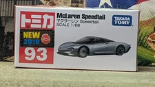TOMICA #93 McLAREN SPEEDTAIL 1/68 SCALE NEW IN BOX [WYL] USA STOCK!!!