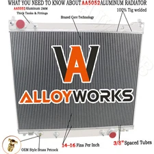 4 Row Radiator For 1997-2014 2003 Ford E150 E250 E350 Econoline Super Duty 5.4L