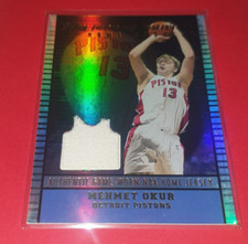 2002-03 Topps Jersey Edition Mehmet Okur Home Cookin' Jersey Card - Detroit