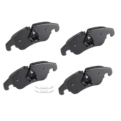 Front Brake Ceramic Pads Kit Set For 2008-2014 2015 2016 2017 Audi A5 Quattro