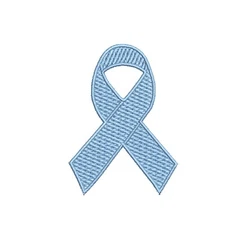 Prostate Cancer Awareness Ribbon Patch Iron-on Custom Embroidery Applique Jacket