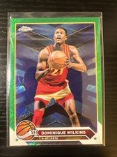 2023 Topps Chrome #166 Dominique Wilkens Green Topps Logo Refractor 