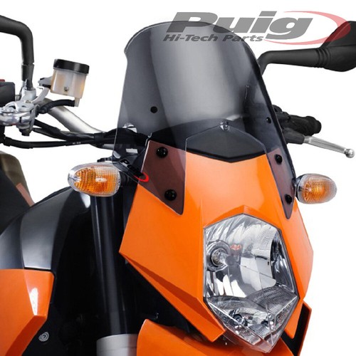 Pare-brise Puig Fumé Foncé Pour KTM Superduke 1290 GT (2016-2018) – Fabriqué En Italie