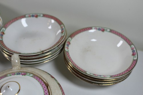 Floral China Set, Rose, Green Blue - Picture 6 of 8