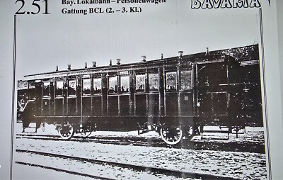 Bauanleitung Bavaria 2.51  Bay. Lokalbahn- Personenwagen BCL  (Kopie)