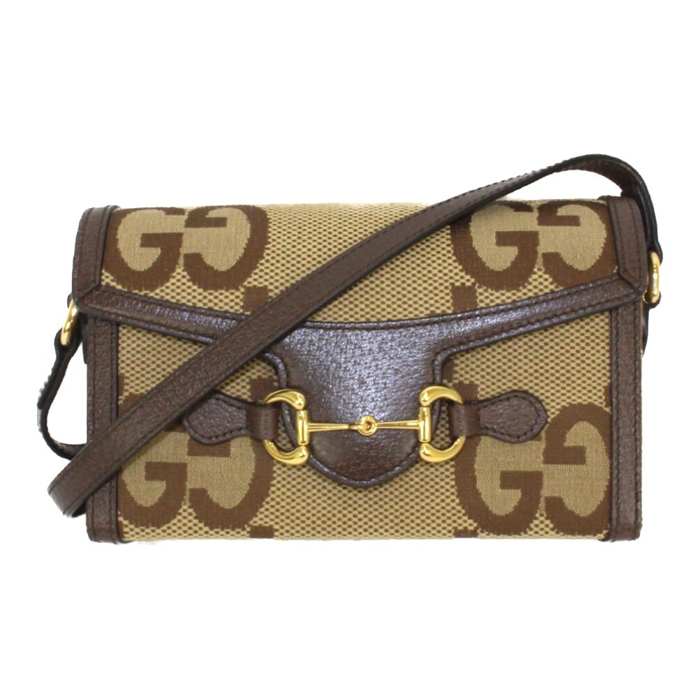 Gucci Horsebit 1955 Jumbo Gg Mini Shoulder Bag 699296 Beige Gucci Horsebit 1955 Jumbo Gg Mini Shoulder Bag 699296 Beige