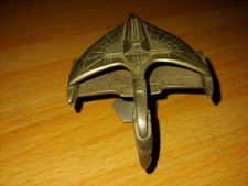 1992 Radcliffe Pewter Star Trek Romulan Warbird ship
