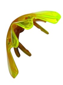 LEGO Bionicle Protector Mask of Fire 19149 Marbled Trans-Neon Yellow Dark Orange