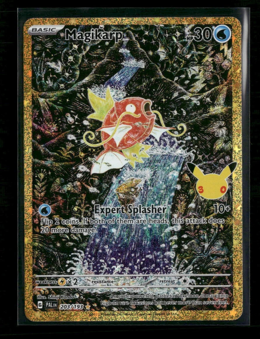 Pokemon Magikarp 203/193 30th Celebration Classic Collection NM TCG