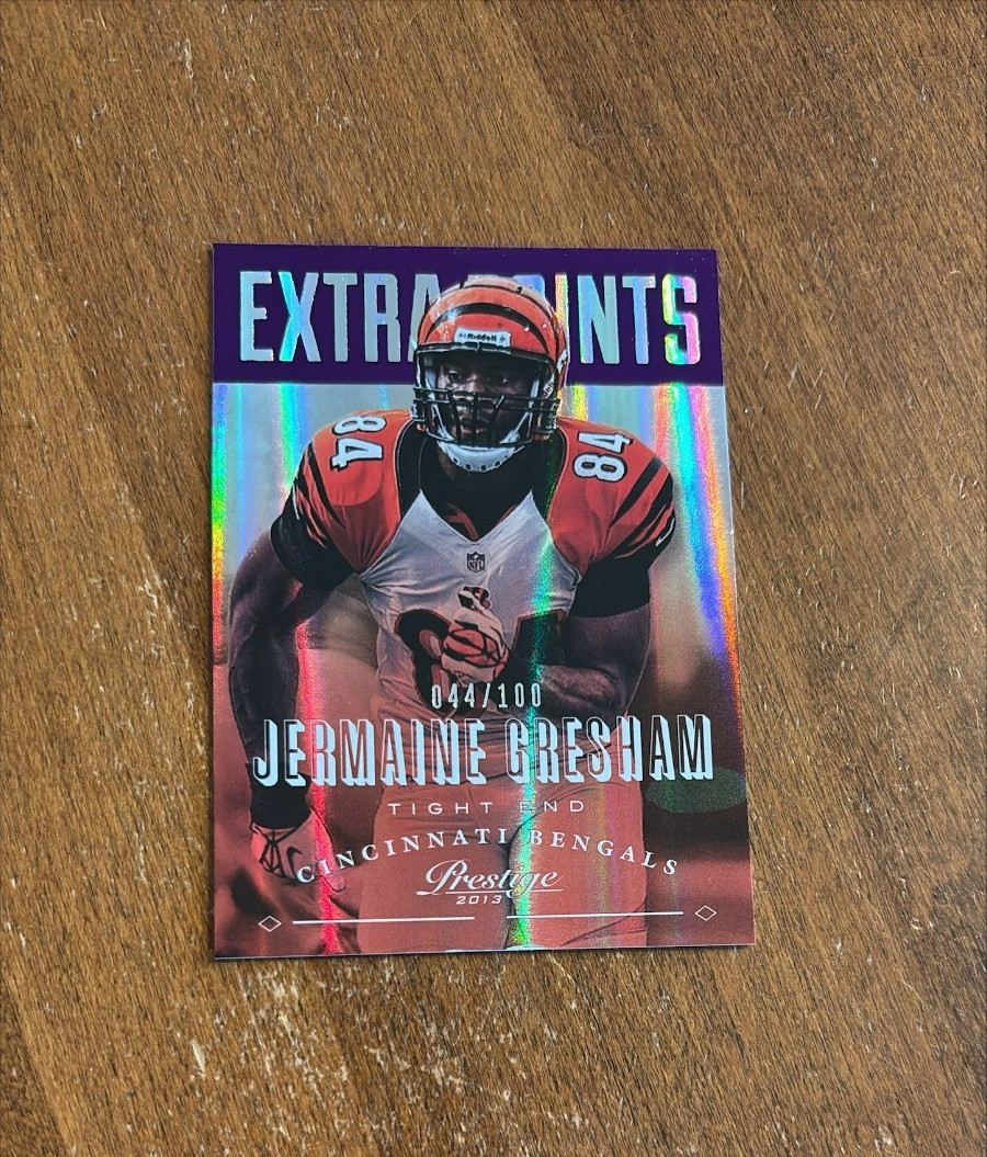 Jermaine Gresham 2013 Panini Prestige Extra Points Purple Bengals Sooners /100